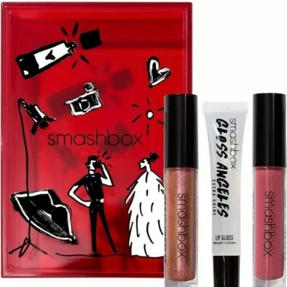 SMASHBOX Gloss Angeles Trio Full Size Lip 3 PC Set NEW - Picture 2 of 4